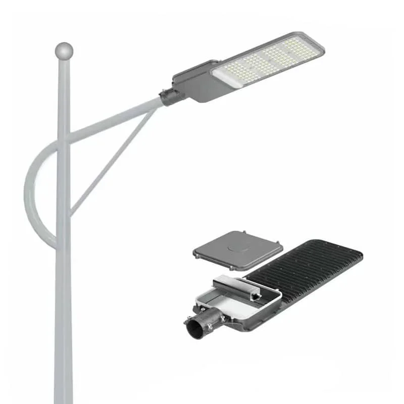 Luminária pública LED de 200W, 24–48VCC