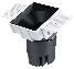 downlights quadrados sem borda