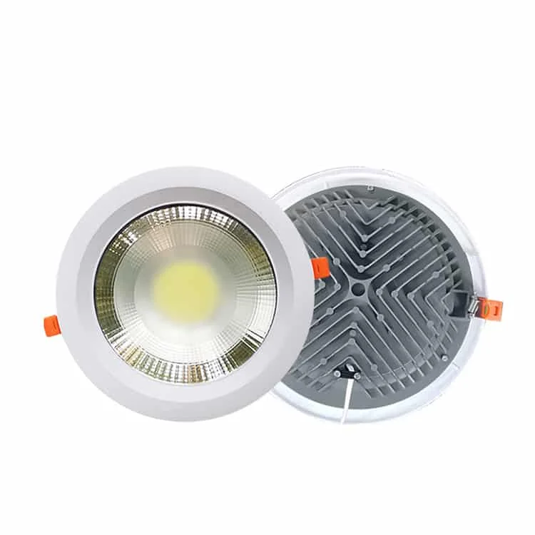 Downlights LED COB de embutir de 5–30 W e de 2,5 a 9 polegadas
