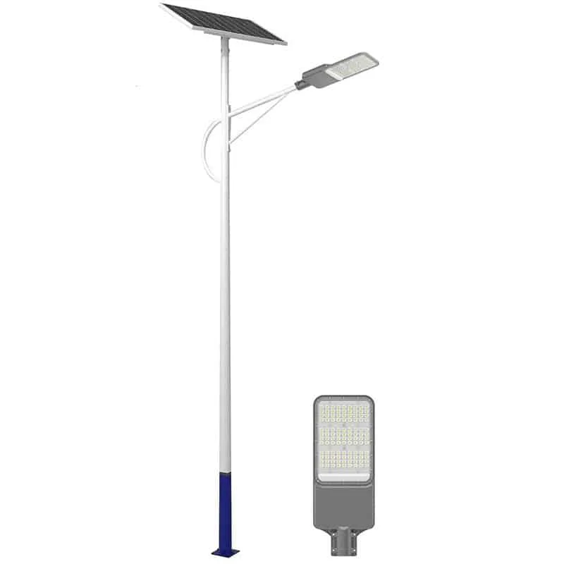 Luminária pública LED em corrente contínua para sistema solar