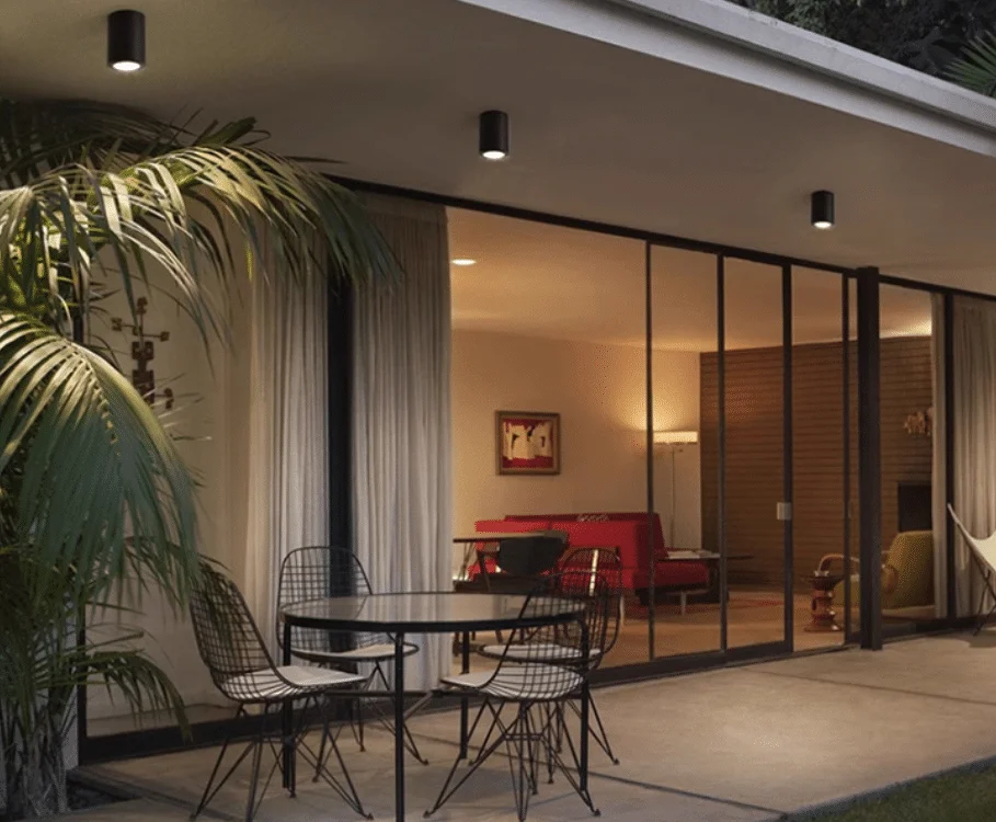 Downlight de sobrepor IP65 para varanda