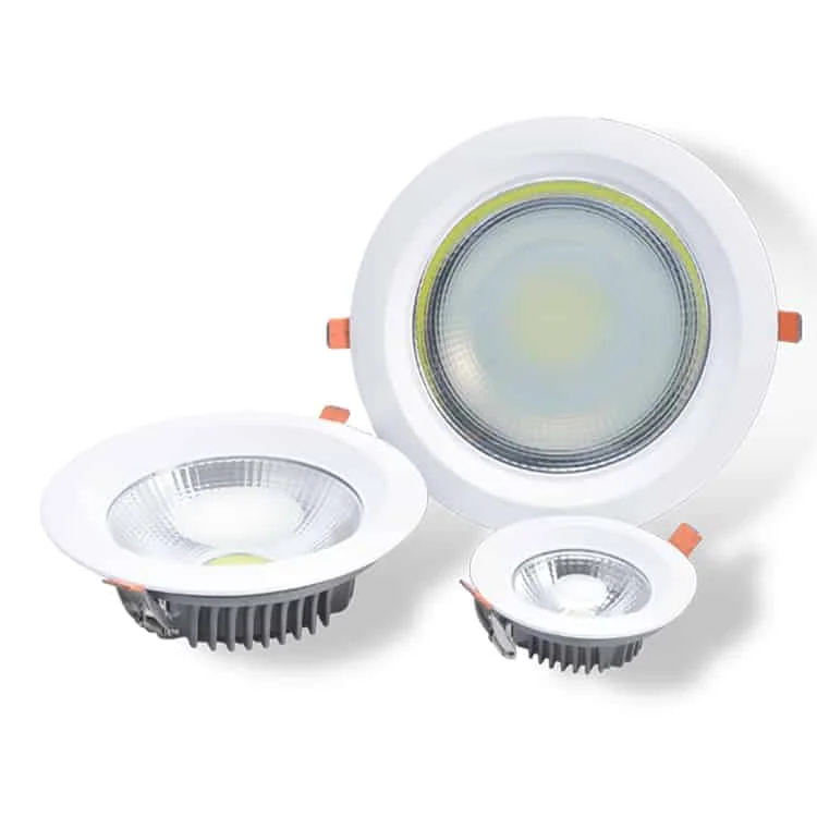 Downlights COB DL-D para iluminação comercial e residencial