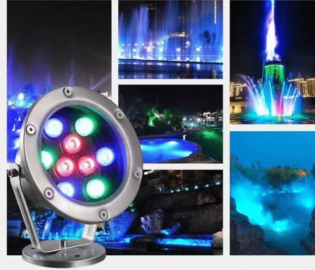 Luminárias LED para fontes