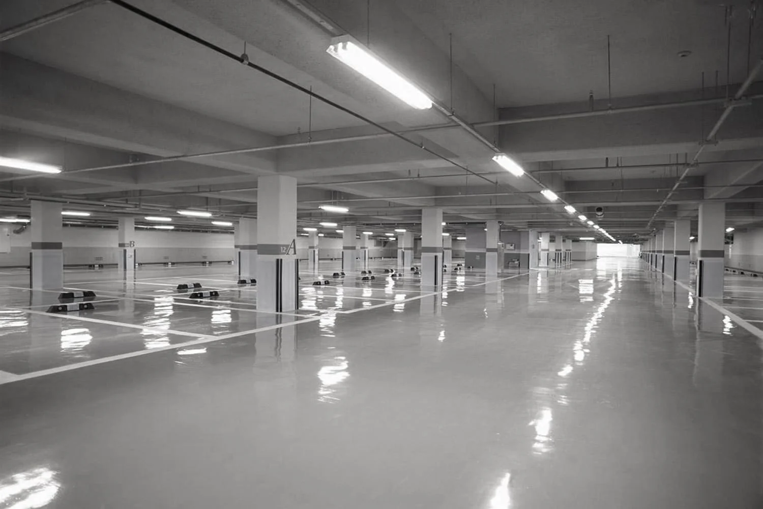 Luminária linear LED — exemplo 1