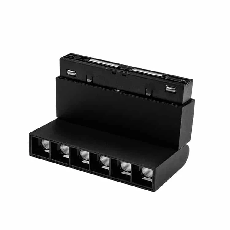 luminária articulada para trilho magnético