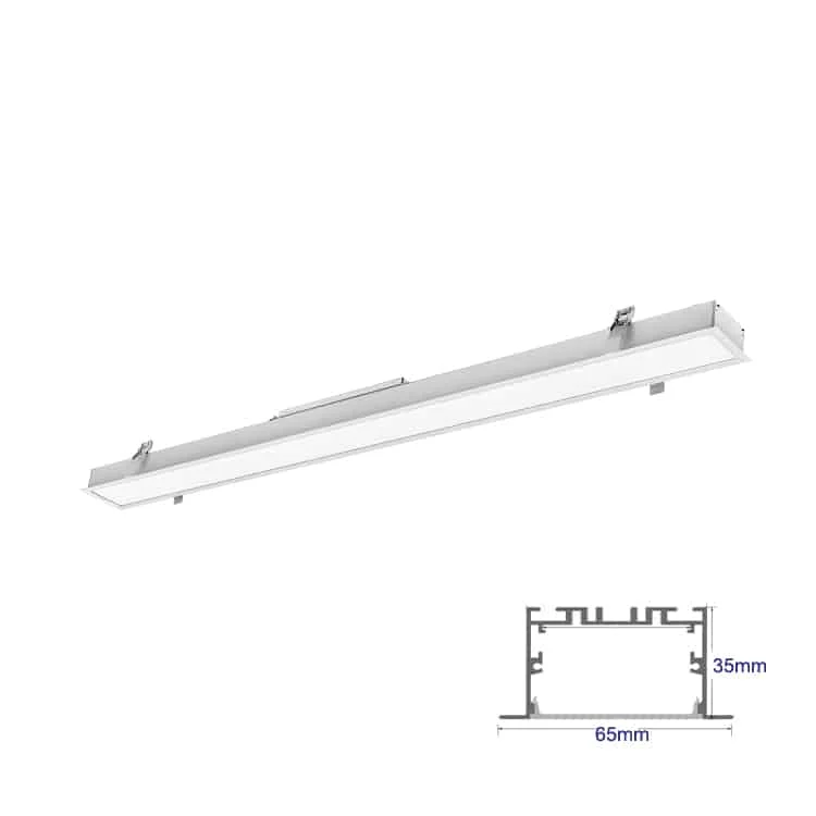 Linhas de luz de embutir LS6535 para teto ou parede