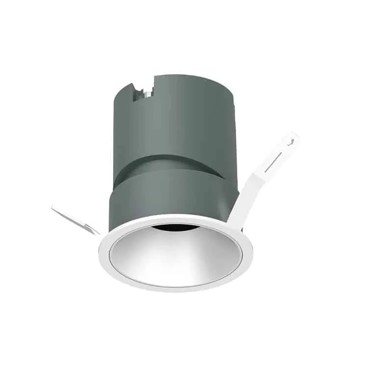 Downlights orientáveis com dois tamanhos de corpo