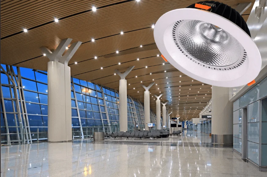 Aplicação de downlights