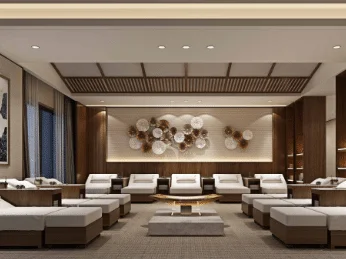 Área de estar do hotel