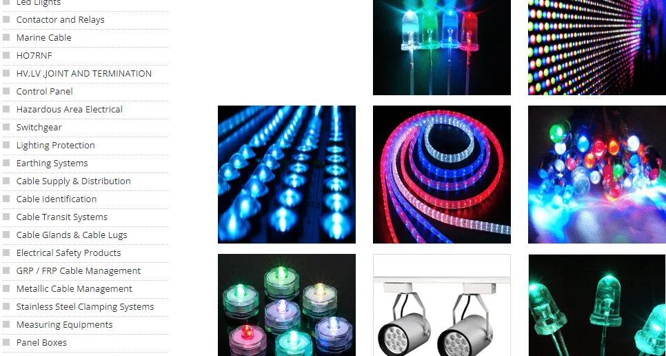 Exemplo da apresentação comercial da Control Electrical
