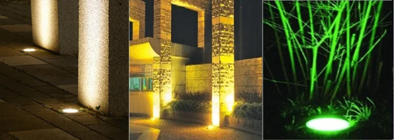 Luminária de embutir no solo