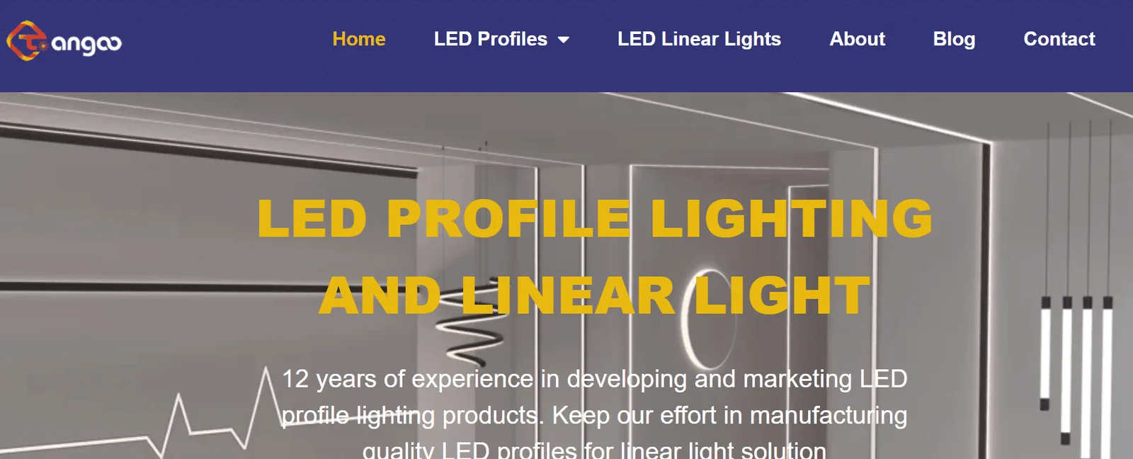 Perfil linear LED