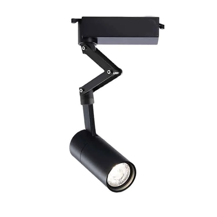Spot LED de trilho com braço articulado