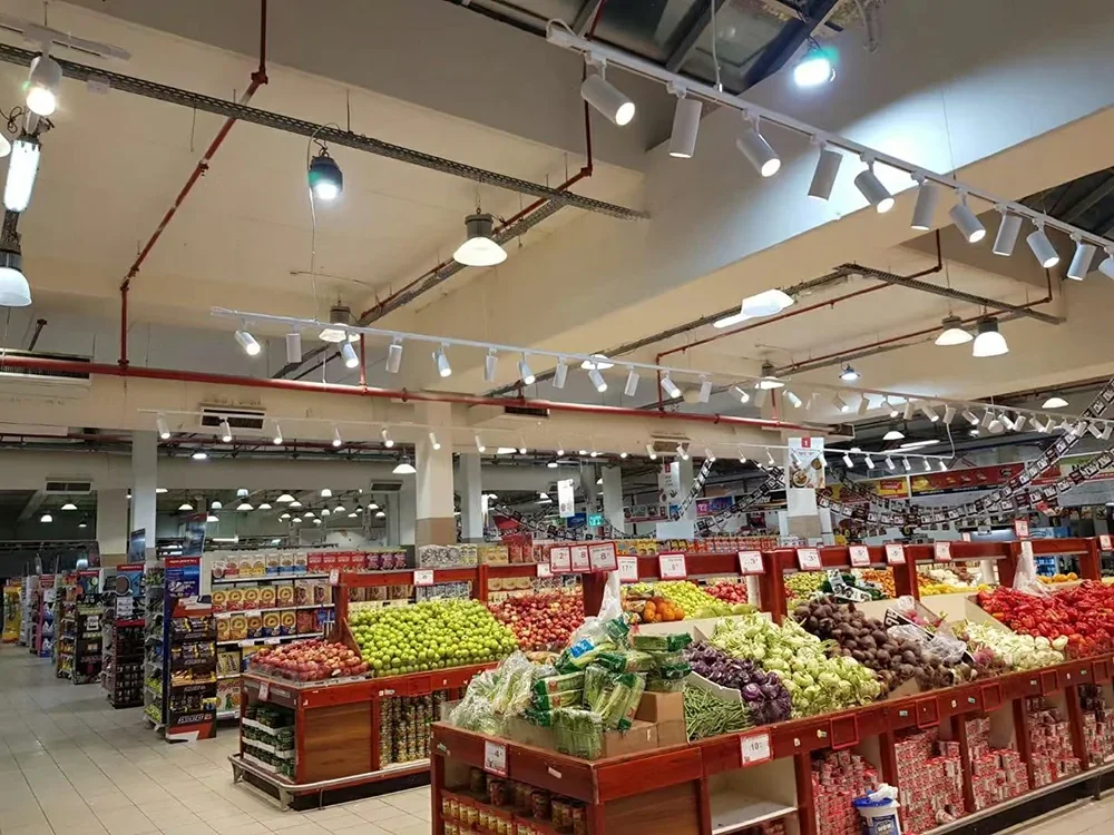 Iluminação LED em trilho