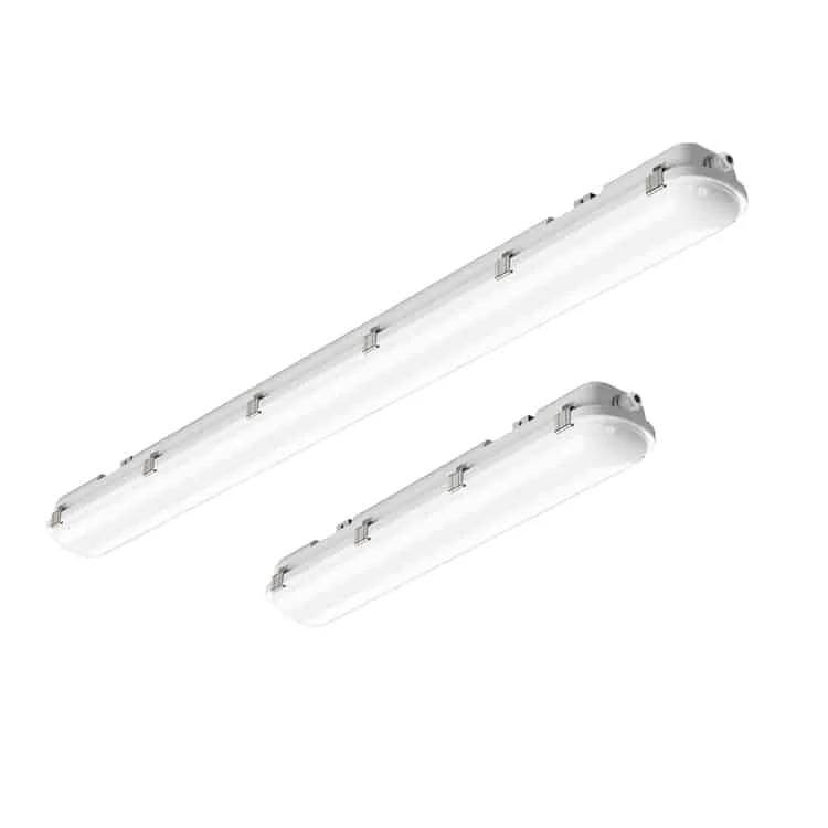 Luminária linear TP-K com opções de sensor e emergência