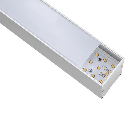 Luminária linear LED com perfil esbelto
