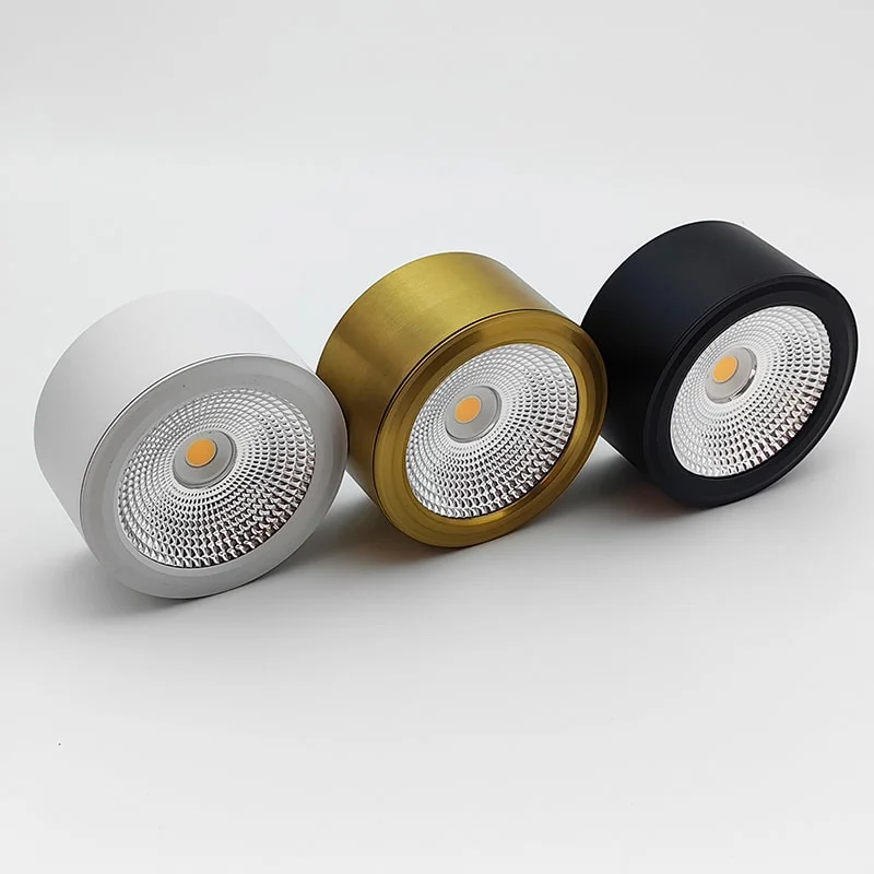Downlights compactos de sobrepor