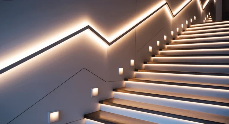 Luminárias de parede para escadas