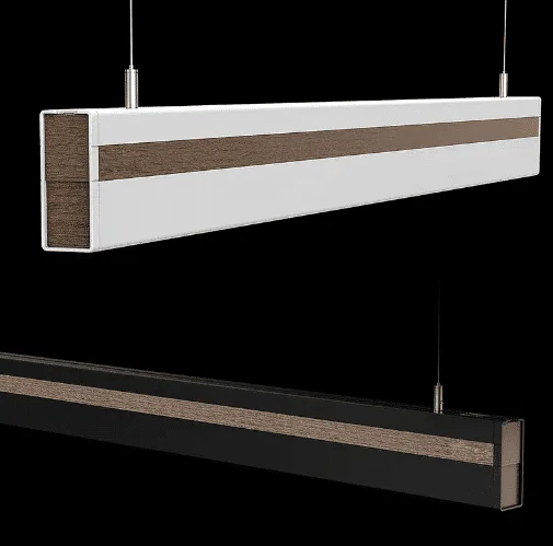 Luminária LED linear pendente