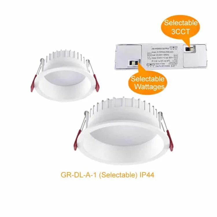 Downlight com CCT ajustável