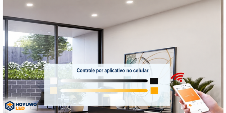 Luminárias LED inteligentes com dimerização