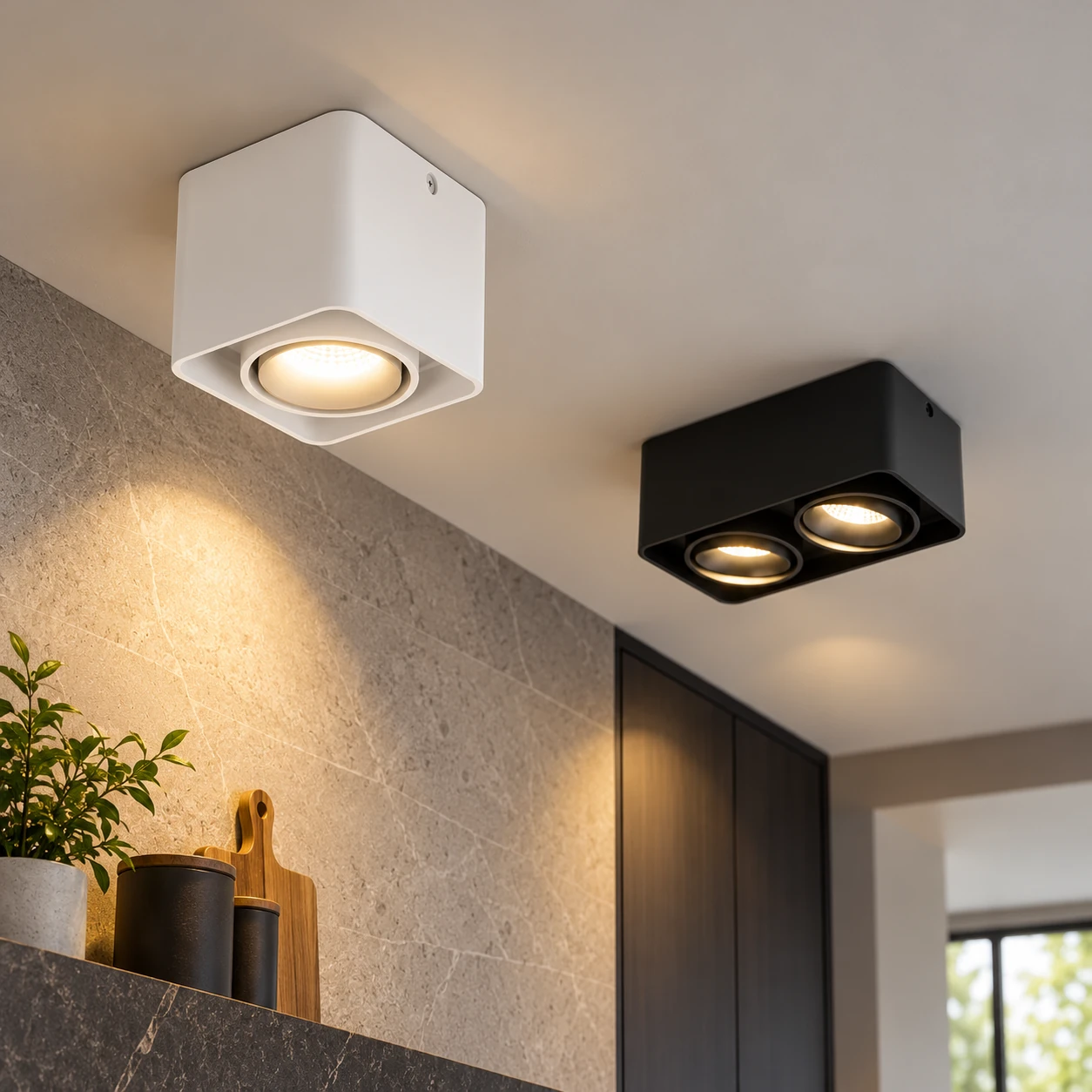 Downlights DLG-H de sobrepor com módulos à escolha