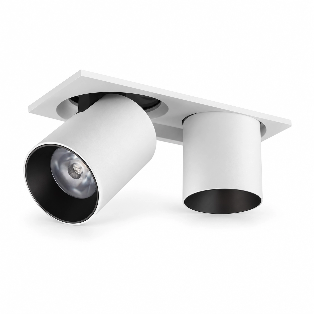 Downlight extraível com rotação de 360° e ajuste de 90°